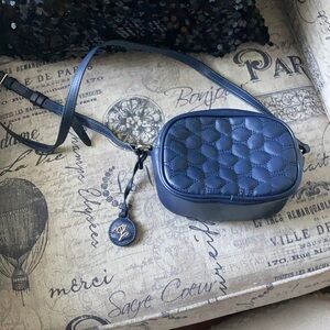 Draper James small blue handbag